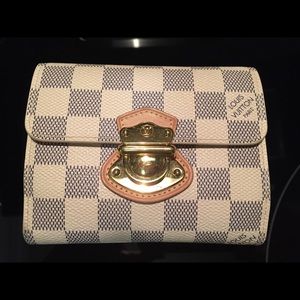 Louis Vuitton Authentic AZUR Trifold Purse Wallet